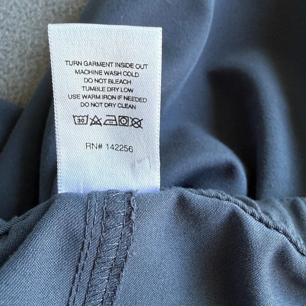 FIGS Technical Collection Pants Mens XL Blue Jogger Scrub Cargo Pockets TM3001